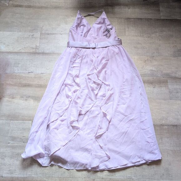 Vera Wang lilac Lavender Purple long Maxi formal dress size 16 Bridalmaid - Picture 5 of 8